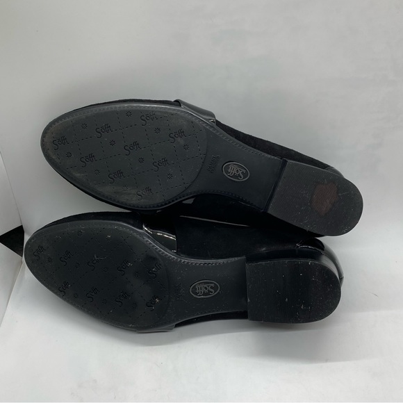 Sofft Black and Leopard Print Loafers - Picture 10 of 11